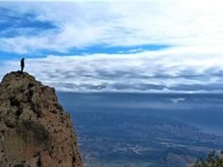 View from the top of Puig Campana in Benidorm