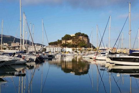 Denia marina from the dock