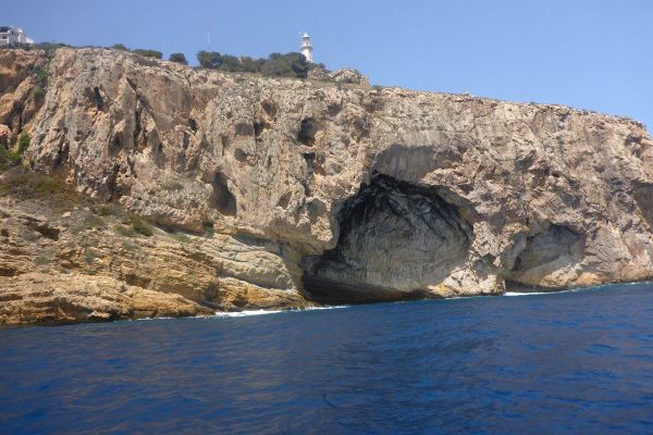Cape San Antonio lighthouse in Jávea