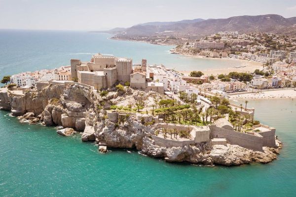 Peñíscola castle overlooking the sea